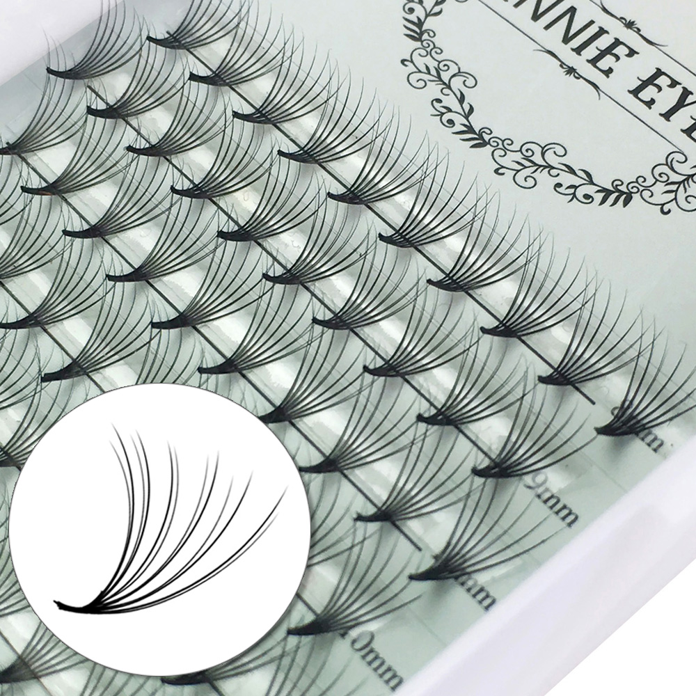 Eyelash Extension Volume Cat Eye - Новые готовые объемные пучки для наращивания