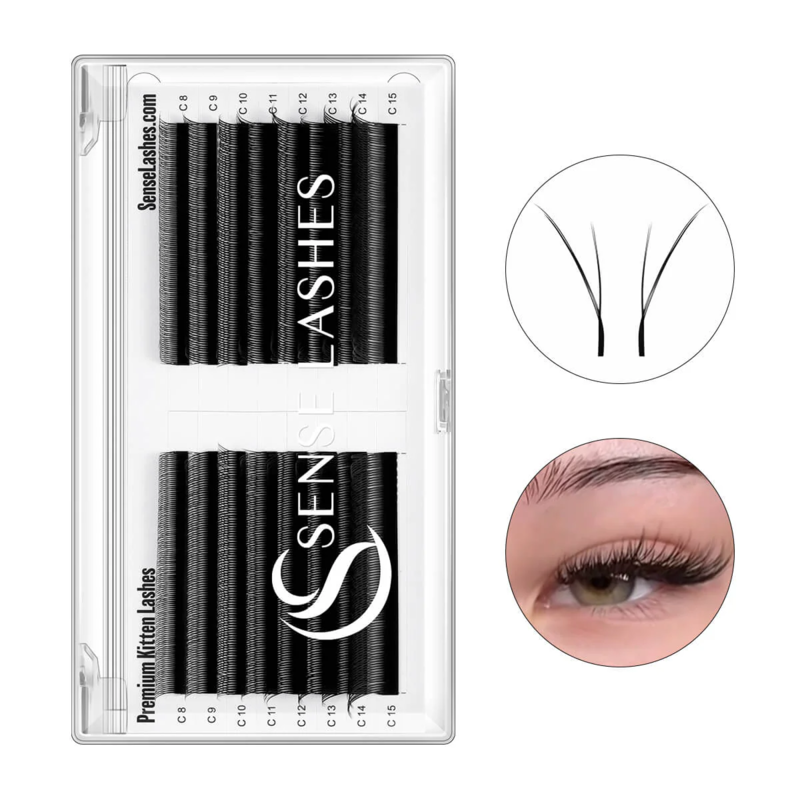 Eyelash Extension C Curl - SENSE LASHES Fox YY Форма ресниц