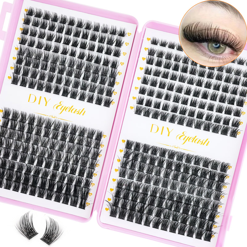 Eyelash Extension Home Service - Книга для наращивания ресниц, 384 шт.