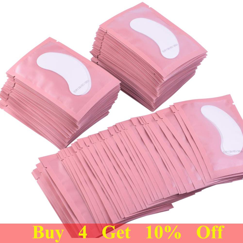 Eyelash Extension Eye Mask - 100 пар наращивания ресниц Бумага патчи