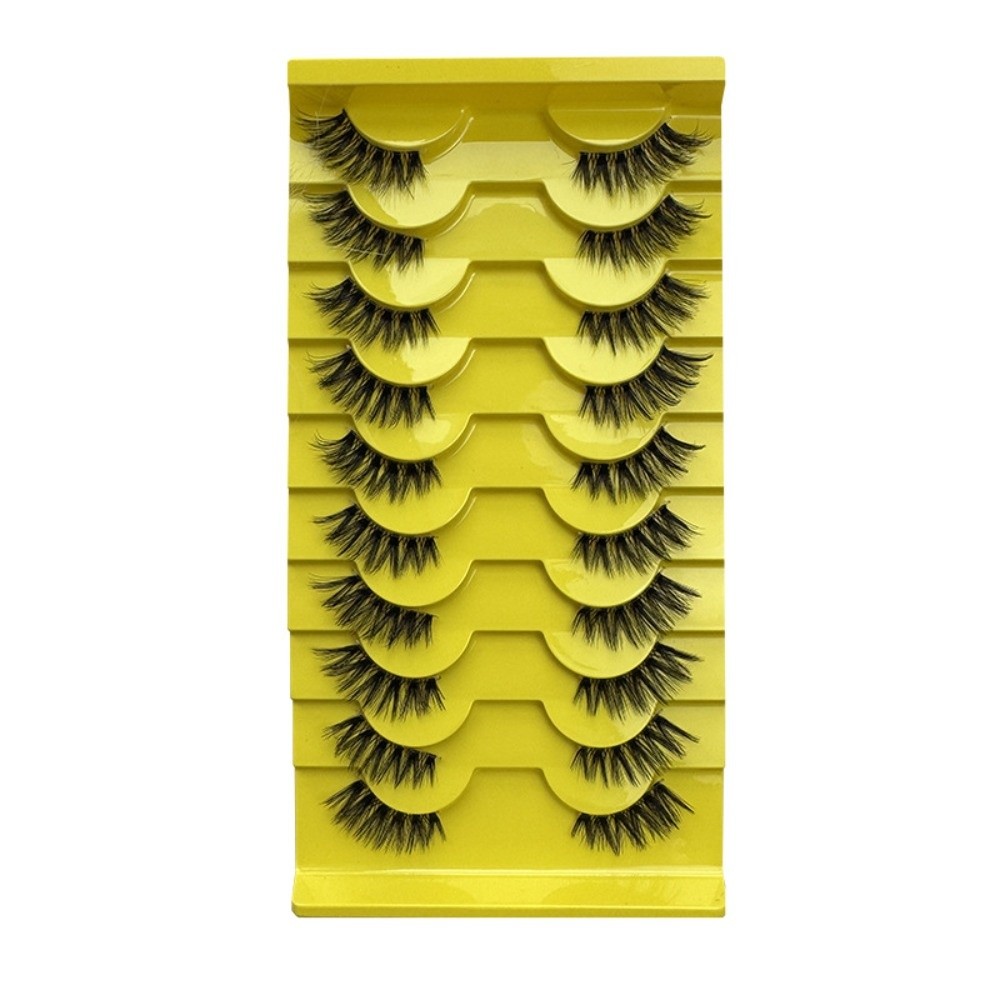 Eyelash Extension Volume Cat Eye - 10 пар многоразовых 3D-ресниц с эффектом