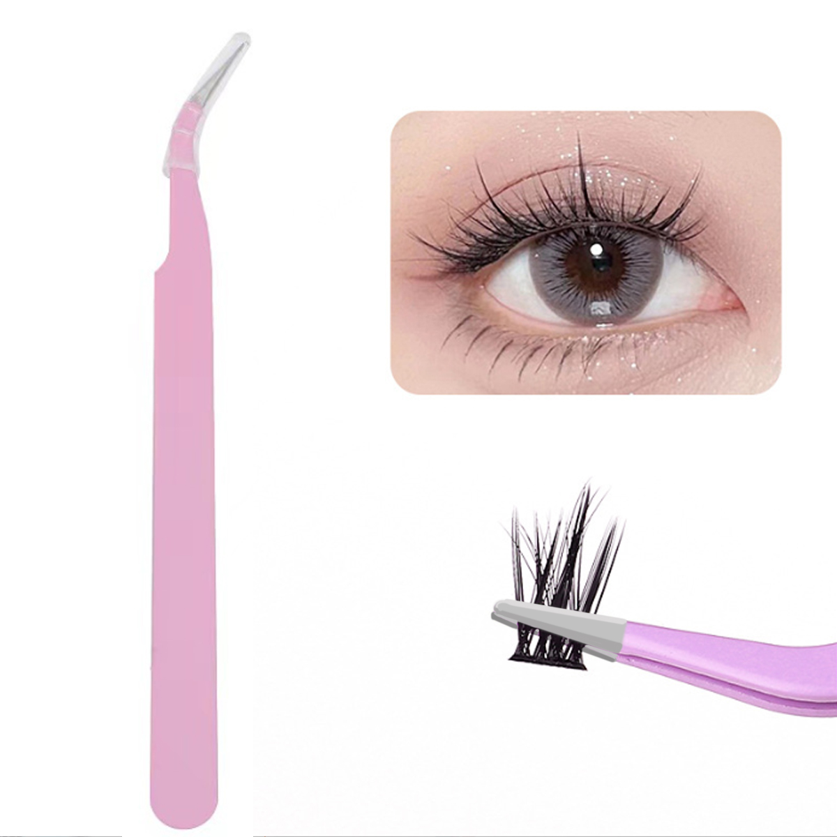 Eyelash Extension Process - Прецизионные пинцеты для накладных ресниц с