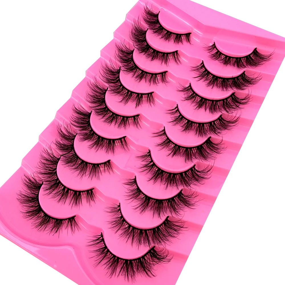 Eyelash Extension Volume Cat Eye - AMSDCN 9 пар накладных ресниц из