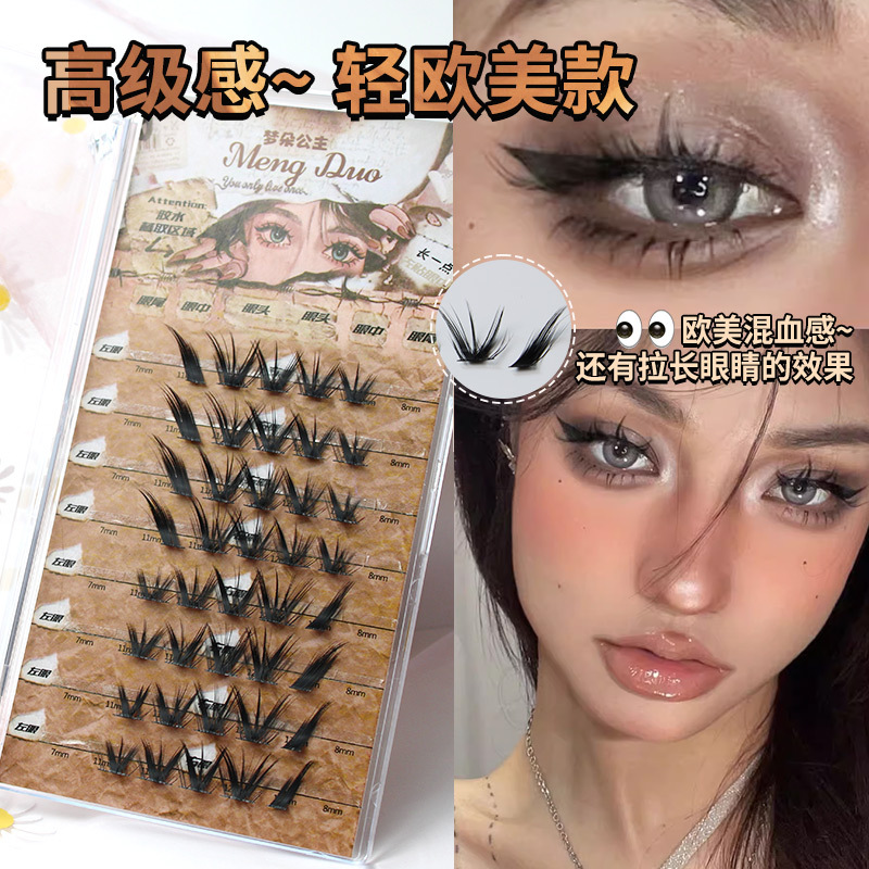 Новые норковые ресницы кошачий – обзор и цена Eyelash Extension Volume Cat Eye