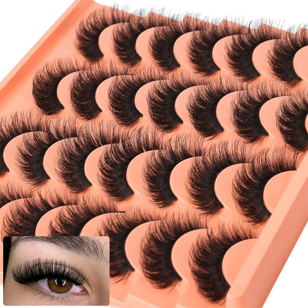 14 пар накладных ресниц из иск – обзор и цена Eyelash Extension Volume Cat Eye