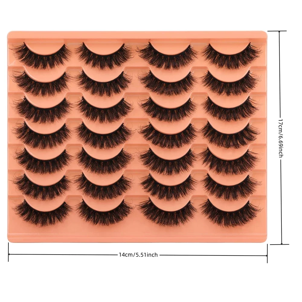 14 пар накладных ресниц из иск – обзор и цена Eyelash Extension Volume Cat Eye