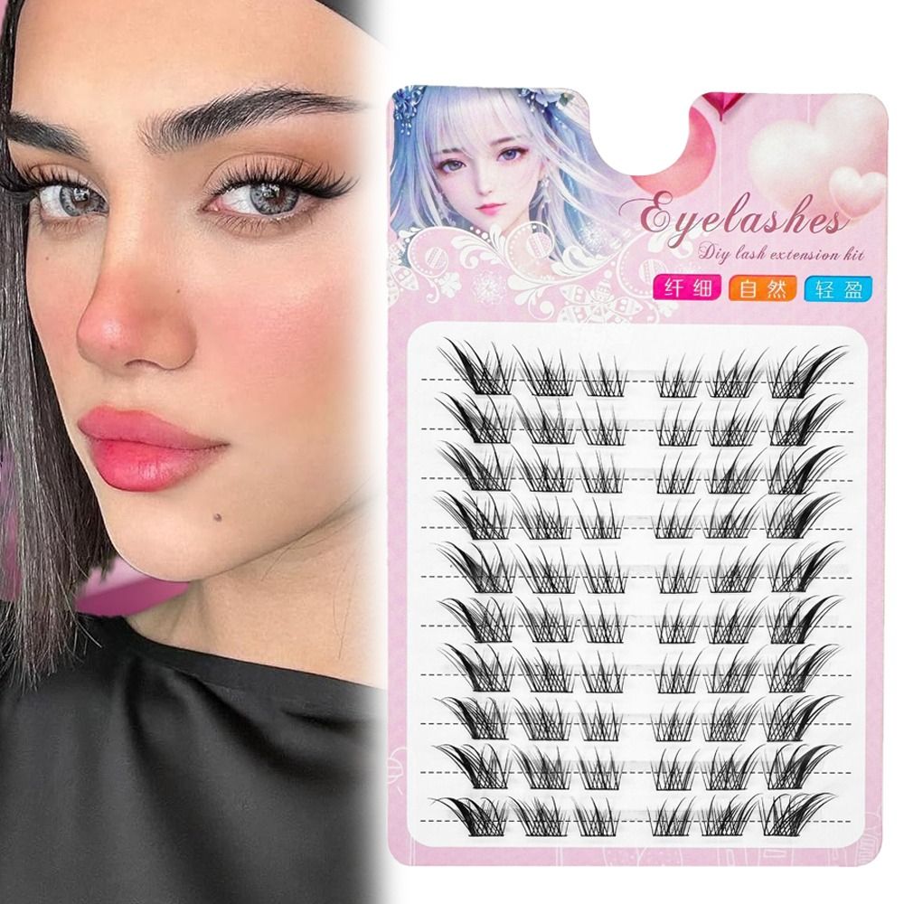 Накладные ресницы 3D Cat Eye C – обзор и цена Eyelash Extension C Curl