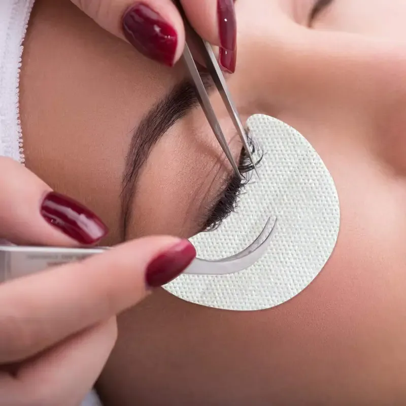 Одноразовые хлопковые наклейки – обзор и цена Eyelash Extension Eye Mask