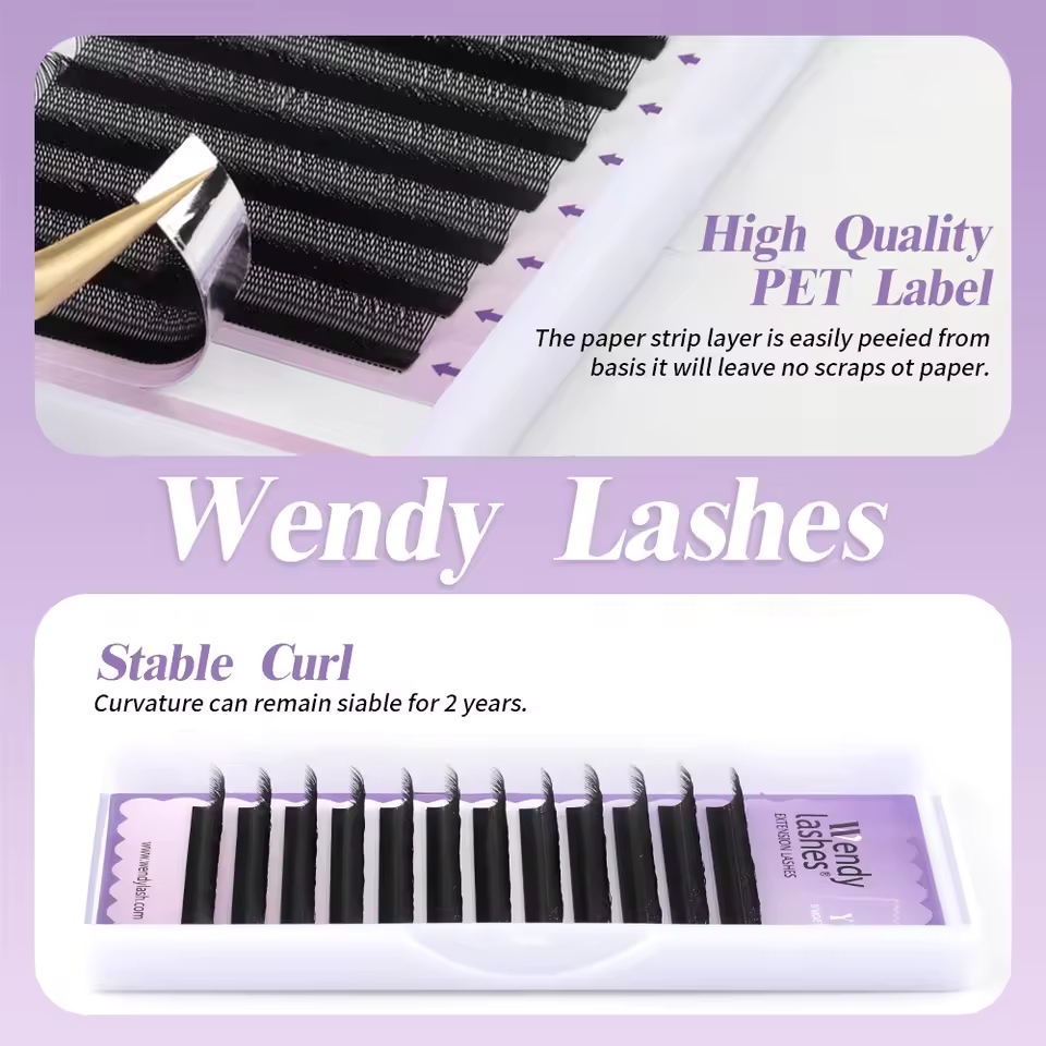 WENDY 2D YY Shape C/D Curl Eya – обзор и цена Eyelash Extension C Curl
