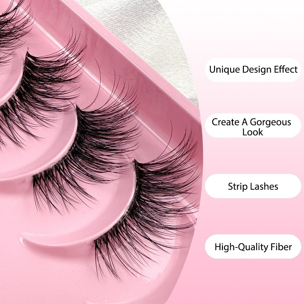 10 пар многоразовых 3D-ресниц  – обзор и цена Eyelash Extension Volume Cat Eye