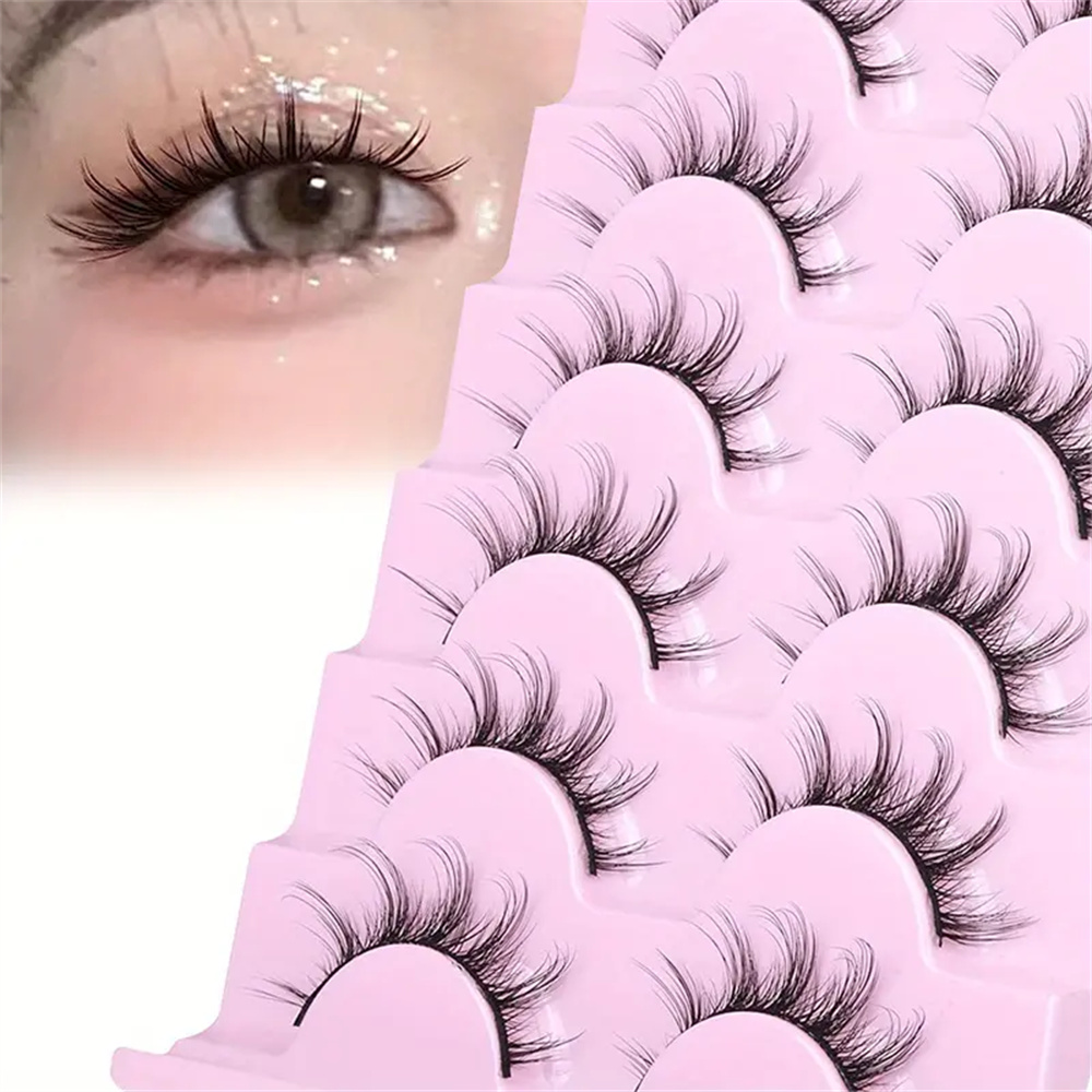 10 пар накладных ресниц в стил – обзор и цена Eyelash Extension Japan