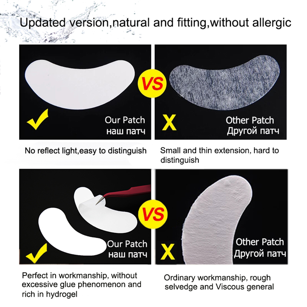 100 пар оптовых гидрогелевых п – обзор и цена Eyelash Extension Eye Mask