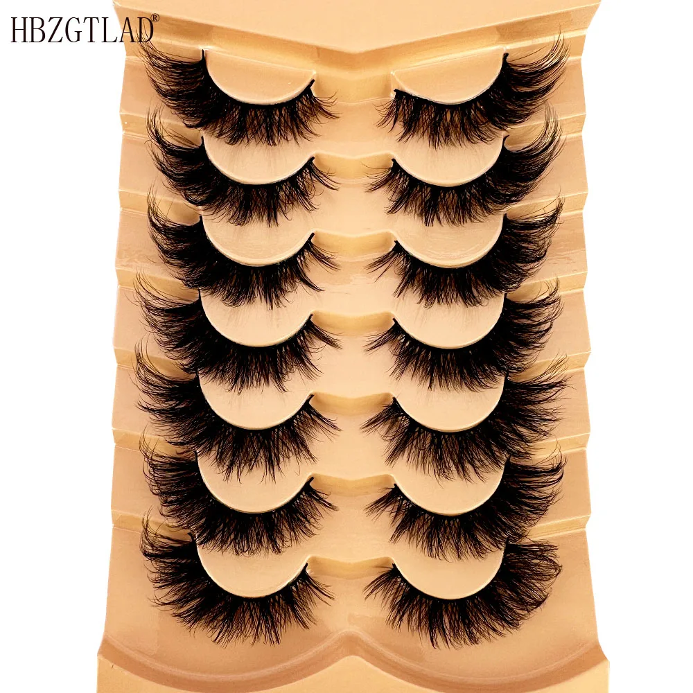 7 пар густых ресниц «кошачий г – обзор и цена Eyelash Extension Volume Cat Eye