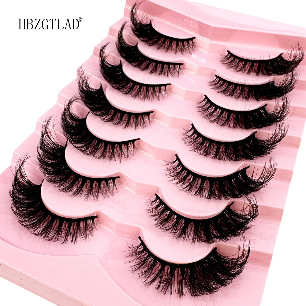 7 пар густых ресниц «кошачий г – обзор и цена Eyelash Extension Volume Cat Eye